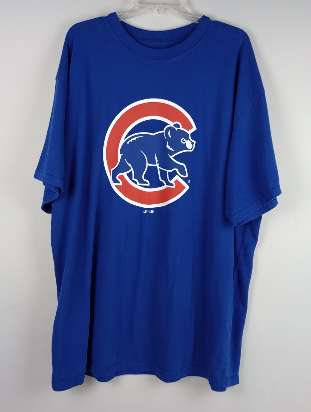 Logo Athletic Mens 2XL Blue Chicago Cubs MLB Short Sleeve‎ Graphic Tshirt